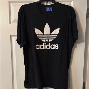 Adidas Men’s 2XL Black Tee - Gently worn/Smoke & Pet Free